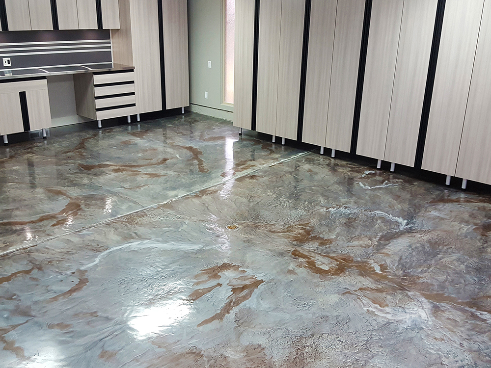 Metallic Marble Epoxy Floor - Metallic Floors Installed Nationwide